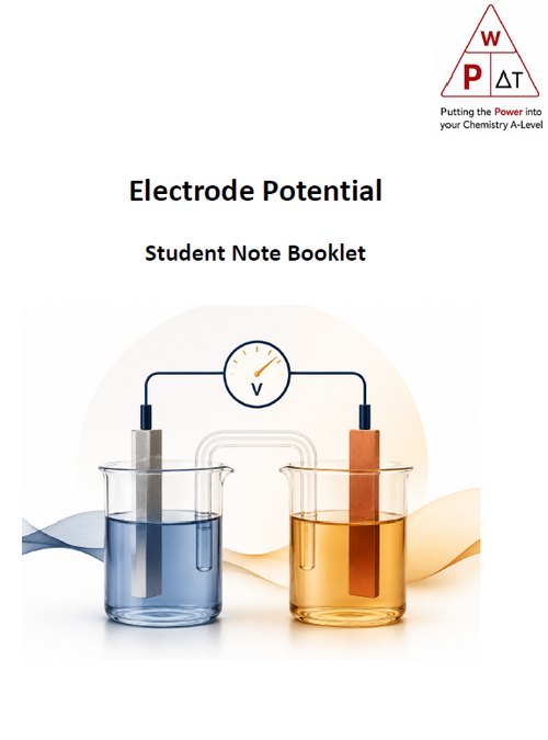 Electrode Potential Student Notebook cover